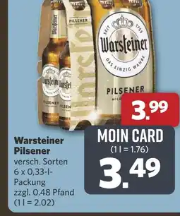 Combi Warsteiner Pilsener aanbieding