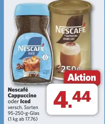 Combi Nescafé Cappuccino oder Iced aanbieding