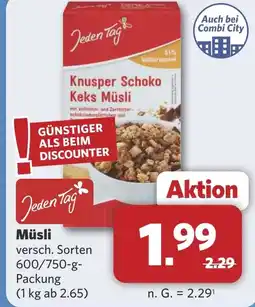 Combi Müsli aanbieding