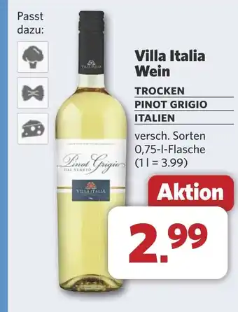 Combi Villa Italia Wein aanbieding