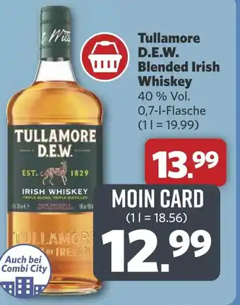 Combi Tullamore D.E.W. Blended Irish Whiskey aanbieding
