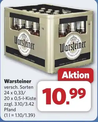 Combi Warsteiner aanbieding