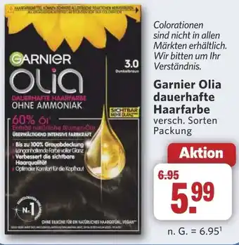 Combi Garnier Olia dauerhafte Haarfarbe aanbieding