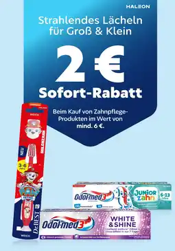 Combi Strahlendes Lächeln für Groß & Klein 2€ Sofort-Rabatt aanbieding
