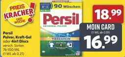 Combi Persil Pulver, Kraft-Gel oder 4in1 Discs aanbieding
