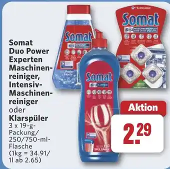 Combi Somat Duo Power Experten Maschinen- reiniger, Intensiv- Maschinen- reiniger oder Klarspüler aanbieding