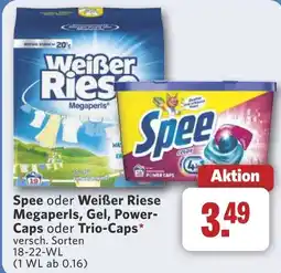 Combi Spee oder Weißer Riese Megaperls, Gel, Power- Caps oder Trio-Caps* aanbieding