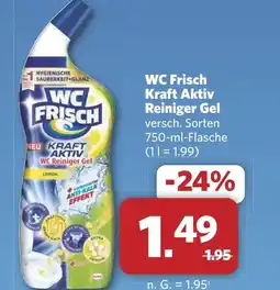 Combi WC Frisch Kraft Aktiv Reiniger Gel aanbieding