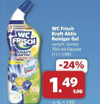 Combi WC Frisch Kraft Aktiv Reiniger Gel aanbieding