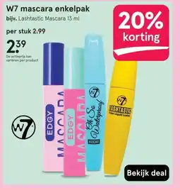 Etos W7 mascara enkelpak aanbieding
