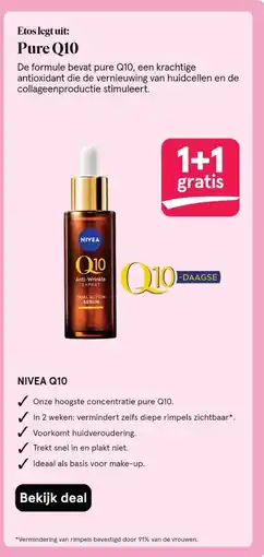 Etos NIVEA Q10 aanbieding