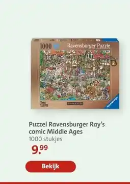 Bruna Puzzel Ravensburger Ray's comic Middle Ages aanbieding