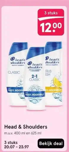 Etos Head & Shoulders aanbieding