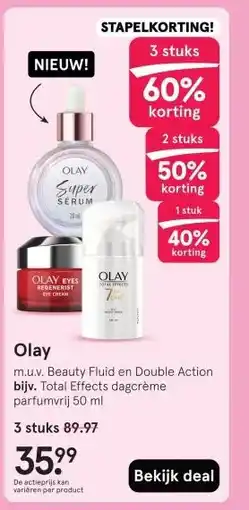 Etos Olay aanbieding