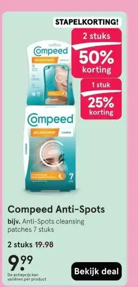 Etos Compeed Anti-Spots aanbieding