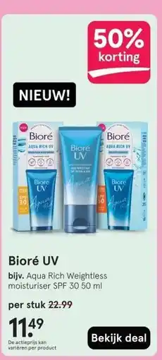 Etos Bioré UV aanbieding