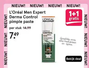 Etos L'Oréal Men Expert Derma Control pimple paste aanbieding