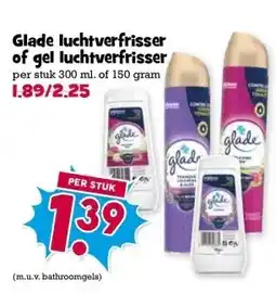 Boon`s Markt Glade luchtverfrisser of gel luchtverfrisser aanbieding