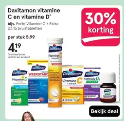 Etos Davitamon vitamine C en vitamine D* aanbieding