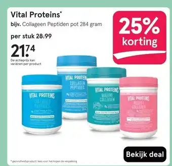 Etos Vital Proteins* aanbieding