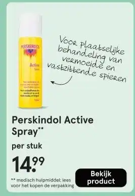 Etos Perskindol Active Spray aanbieding