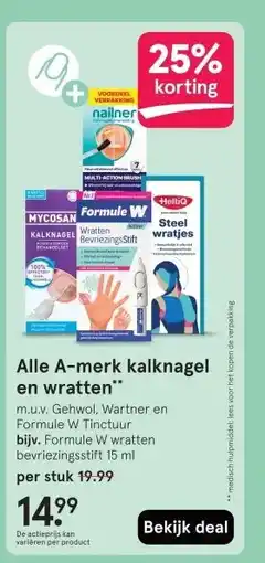 Etos Alle A-merk kalknagel en wratten aanbieding