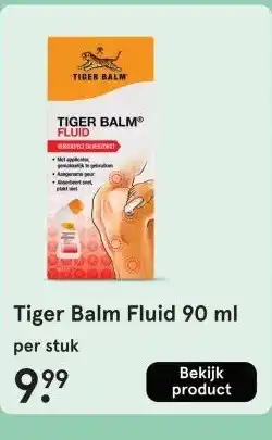 Etos Tiger Balm Fluid 90 ml aanbieding