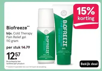 Etos Biofreeze aanbieding