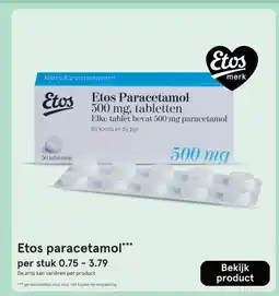 Etos Etos paracetamol*** aanbieding