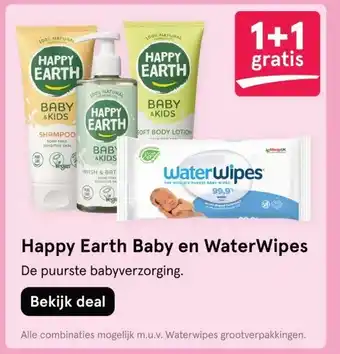 Etos Happy Earth Baby en WaterWipes aanbieding