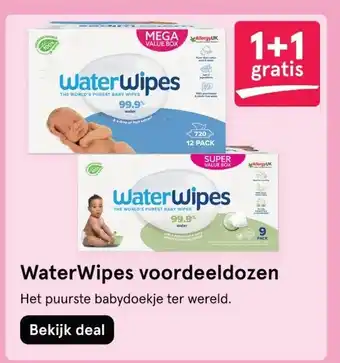 Etos WaterWipes voordeeldozen aanbieding
