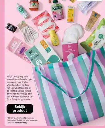 Etos Etos x Studio Noos baby shopper. aanbieding