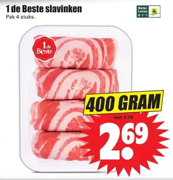 Dirk 1 de Beste slavinken 400g aanbieding