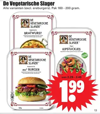 Dirk De Vegetarische Slager 160-226g aanbieding