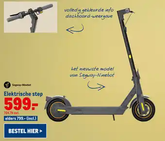 Makro Segway-Ninebot Elektrische step aanbieding