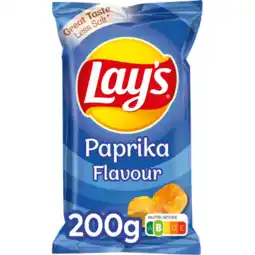 Jumbo Lay's Paprika Chips 200 gr aanbieding