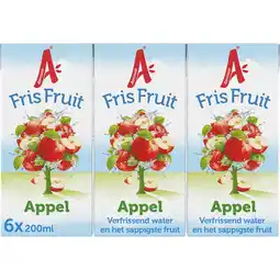 Jumbo Appelsientje FrisFruit Appel 6x200ml aanbieding