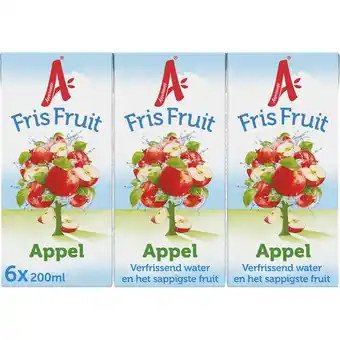 Jumbo Appelsientje FrisFruit Appel 6x200ml aanbieding