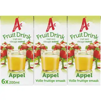 Jumbo Appelsientje FruitDrink Appel 6x200ml aanbieding