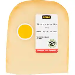 Jumbo Jumbo Goudse Kaas Jong 48+ Voordeelverpakking 570g aanbieding