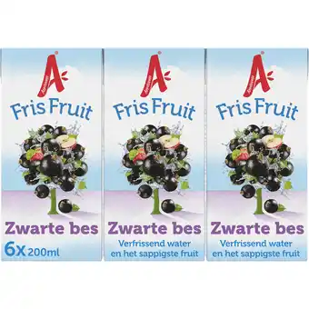 Jumbo Appelsientje FrisFruit Zwarte Bes 6x200ml aanbieding