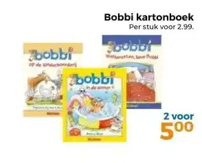 Trekpleister Bobbi kartonboek aanbieding