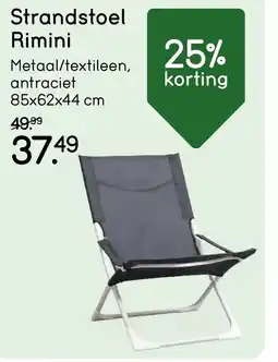 Leen Bakker Strandstoel Rimini aanbieding