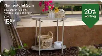 Leen Bakker Plantentafel Sam aanbieding