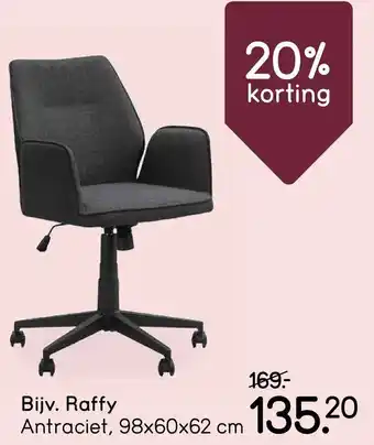 Leen Bakker Bureaustoelen Raffy aanbieding