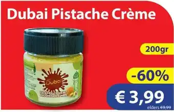 Die Grenze Dubai Pistache Crème aanbieding