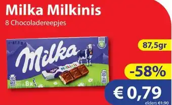Die Grenze Milka Milkinis aanbieding