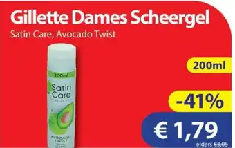 Die Grenze Gillette Dames Scheergel aanbieding