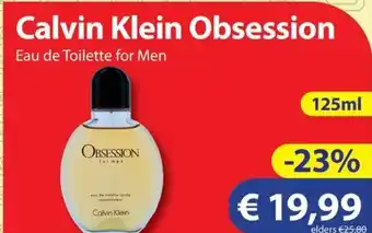 Die Grenze Calvin Klein Obsession aanbieding
