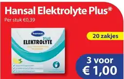 Die Grenze Hansal Elektrolyte Plus aanbieding